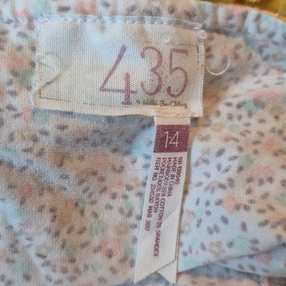 Matilda Jane 435 girls size 14 sleeveless dress side pockets GUC minor fade - Picture 5 of 7
